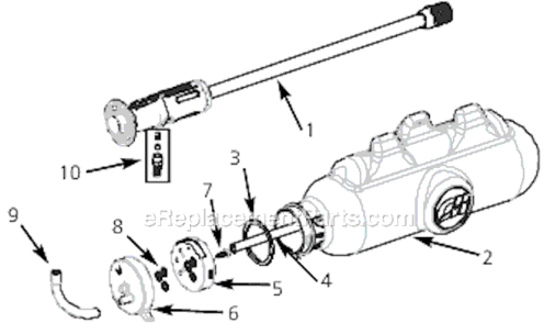 Page A Diagram and Parts List for PW1061  Campbell Hausfeld Pressure Washer